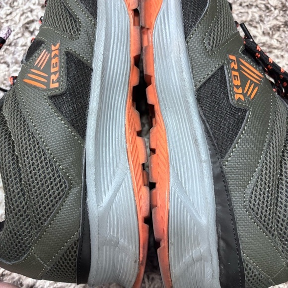RBX Men's Gray /green Orange Athletic Sneaker shoes size 7 - Picture 5 of 10